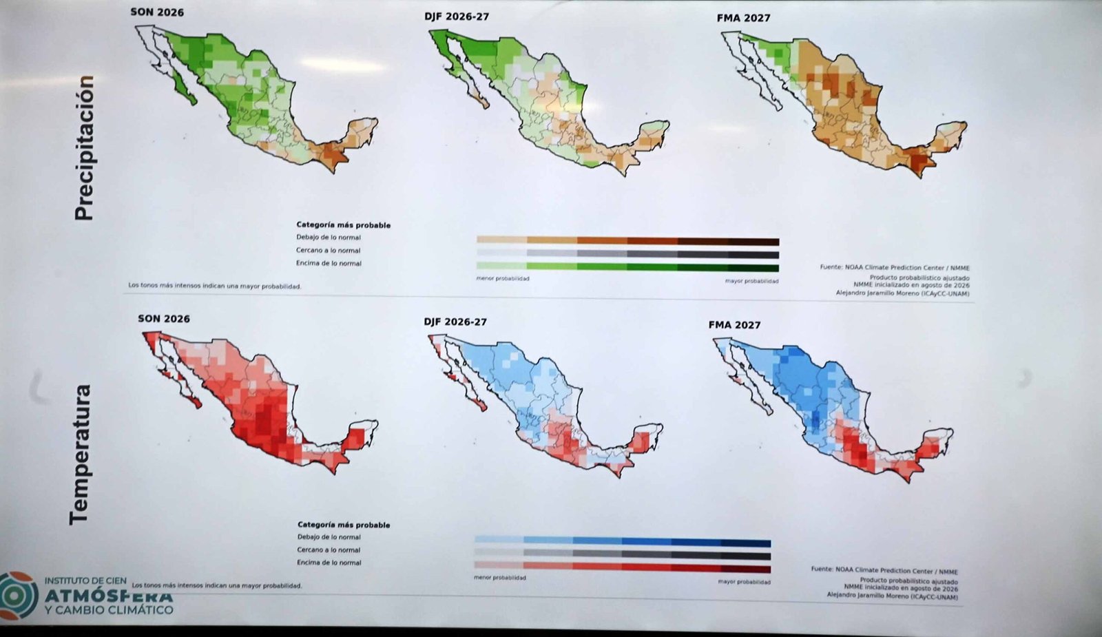 Sequía, olas de calor y mala calidad del aire en México en 2027, por “El Niño”. Gentileza DGCS UNAM.