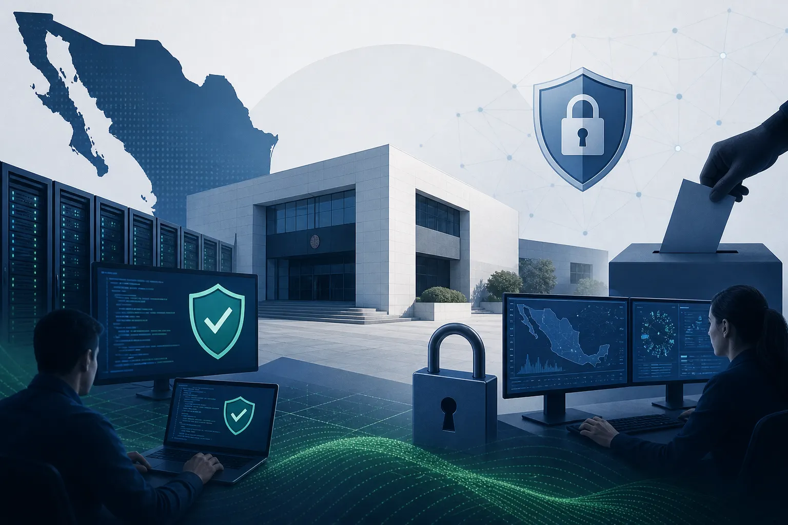 Infraestructura digital y controles de ciberseguridad para los sistemas electorales del INE