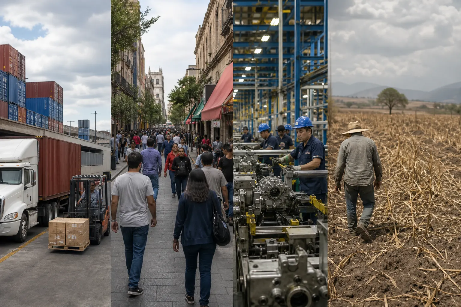 Comercio y servicios impulsaron el crecimiento del IGAE en julio de 2026, mientras el campo retrocedió