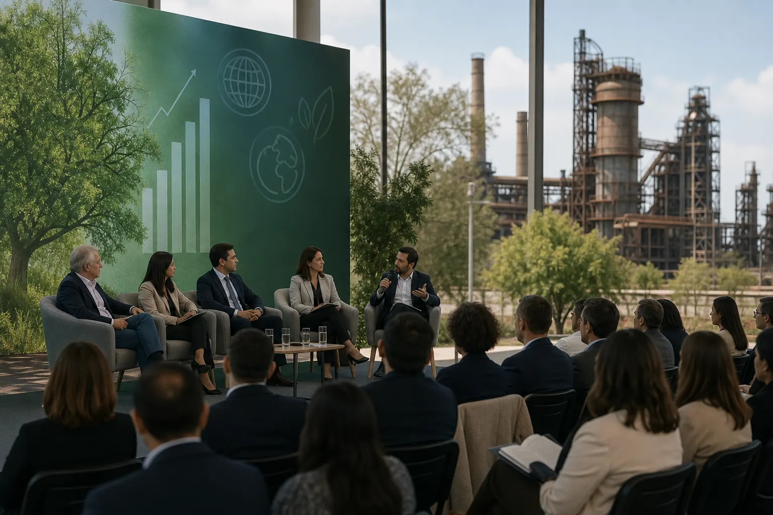 Participantes del Mexico Carbon Forum 2026 en Aguascalientes durante la presentación del mercado voluntario de carbono