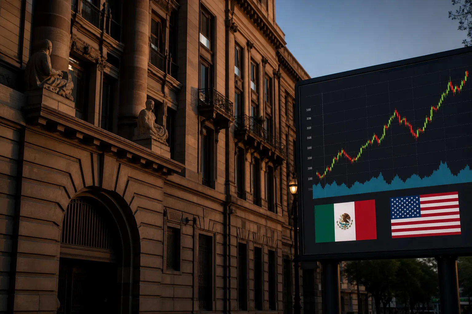 Banxico debate nuevos recortes mientras el peso cae a 18.41 por dólar