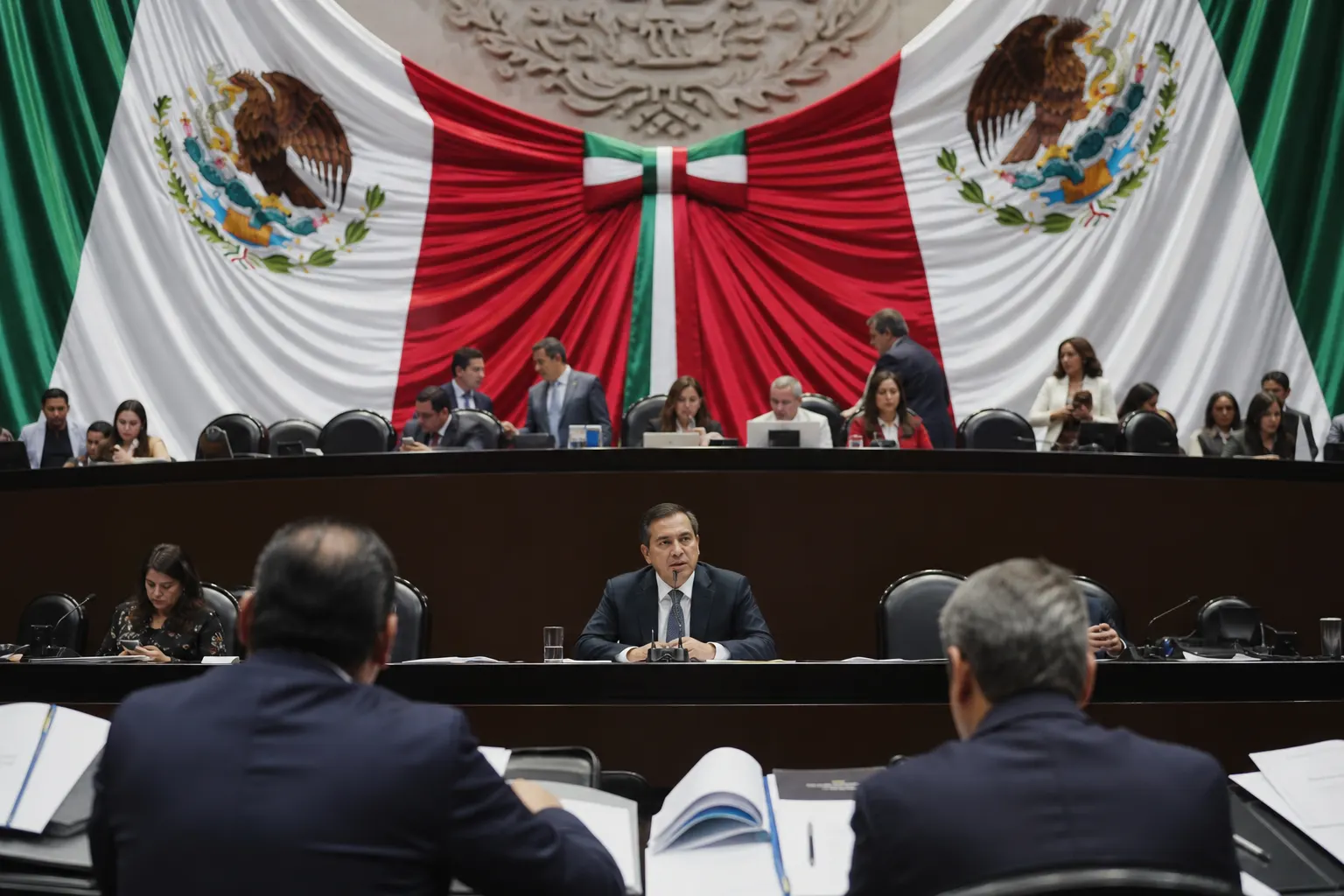 Édgar Amador Zamora durante su comparecencia ante la Cámara de Diputados por el Paquete Económico 2027